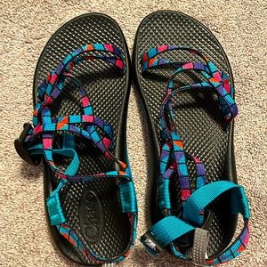 Chaco Unisex Kids ZX1 Ecotread J180264 Sport Sandals Break Teal Blue You…